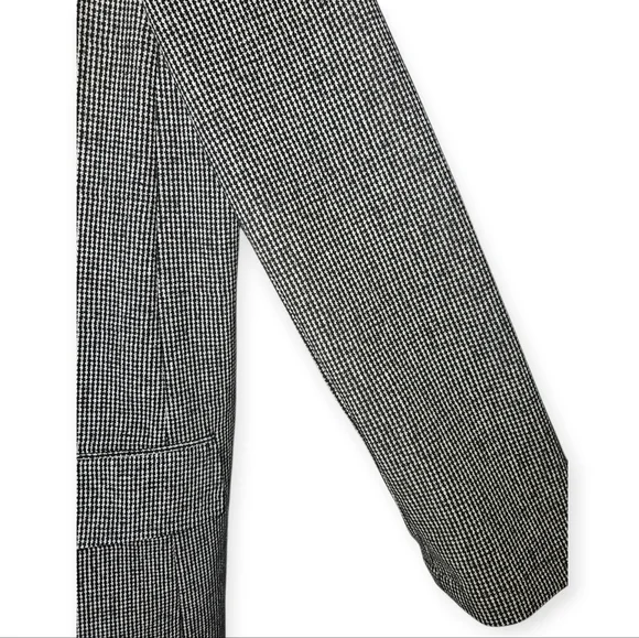 Theory Houndstooth Ponte Casual Blazer, Size 12, Black/White, EUC - Picture 5 of 16